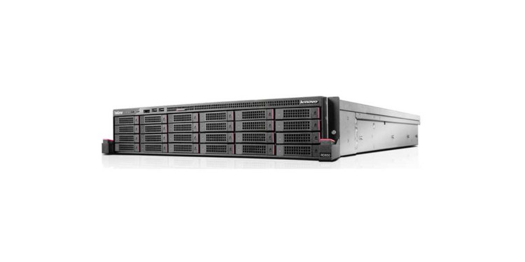 Сервер Lenovo ThinkServer RD650 1xE5-2603v3 DDR3 1x8Gb750W Raid 720 (70D0001CEA)