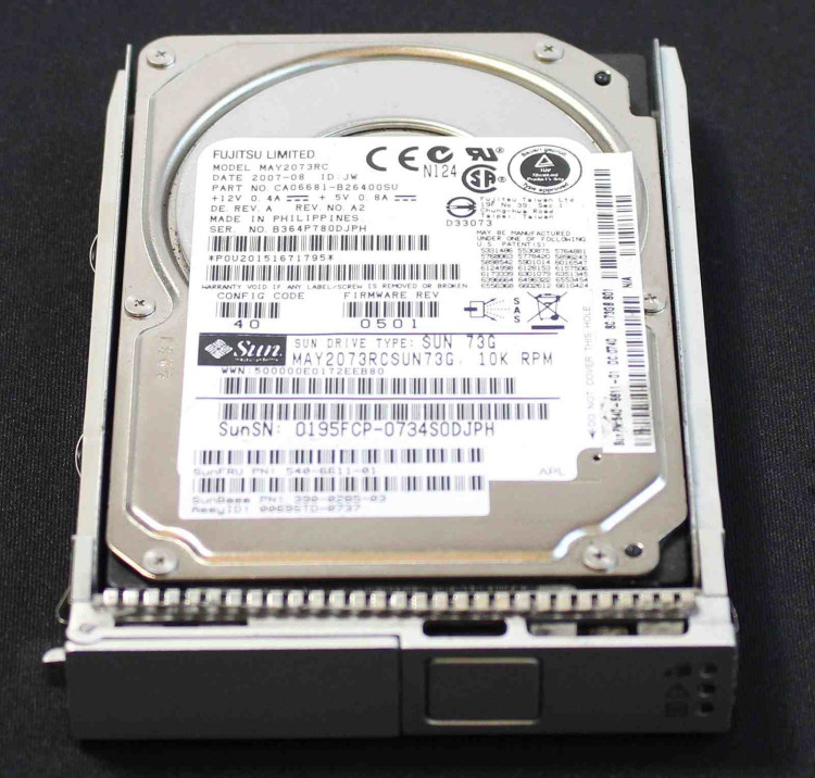 540-6611-01 SUN 72GB 10K 2.5 SAS DRIVE