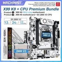 Материнская плата MACHINIST K9 X99 M-ATX LGA2011-3 DDR4 с двойным M.2