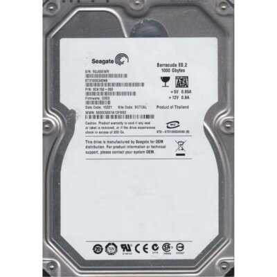 HP 1TB 7.2K 3.5" SATA MDL HARD DRIVE NEW BULK ST31000340NS HP 1TB 7.2K 3.5" SATA MDL HARD DRIVE NEW BULK ST31000340NS