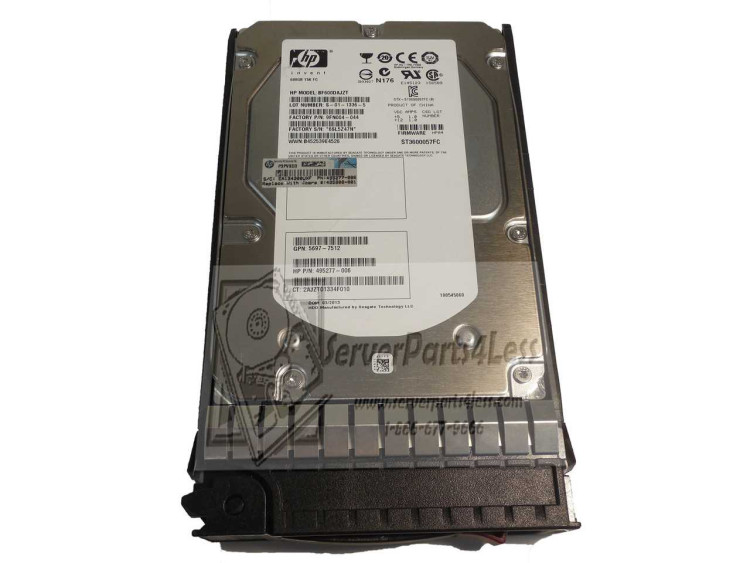 HP 600GB 15K 4Gbit EVA FIBRE CHANNEL M6412A HARD DRIVE  621832-001
