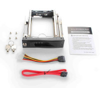 5.25 INT SATA HOT SWAP CADDY WITH KEYS