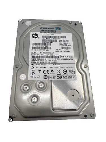 HP P2000 2TB 7200RPM 3G SATA 3.5" MDL HARD DRIVE  601713-001
