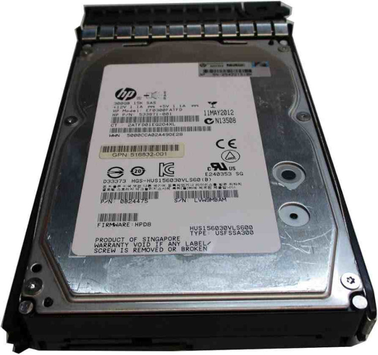 300GB Pluggable SAS 15 000 rpm Universal