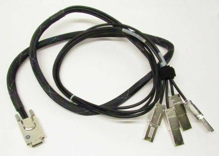 HP External SAS to mini-SAS Fanout Cable (NEW) 3C