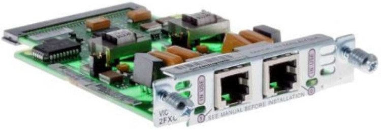 CISCO SYSTEMS VIC-2FXO, 2-PORT VOICE INTERFACE CARD, FOR EUROPE CISCO SYSTEMS VIC-2FXO, 2-PORT VOICE INTERFACE CARD, FOR EUROPE