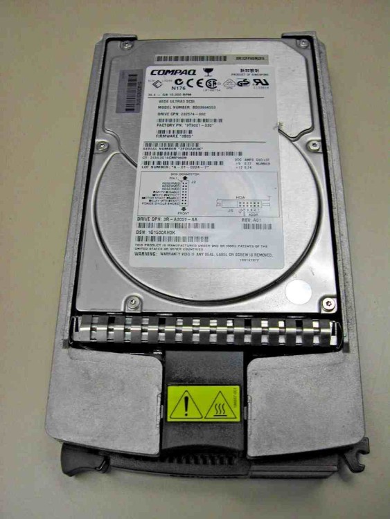 CLEAN TESTED BD03664553 HP 36.4GB 10K Ultra3 Universal HDD 80 Pins W/ Tray CLEAN TESTED BD03664553 HP 36.4GB 10K Ultra3 Universal HDD 80 Pins W/ Tray
