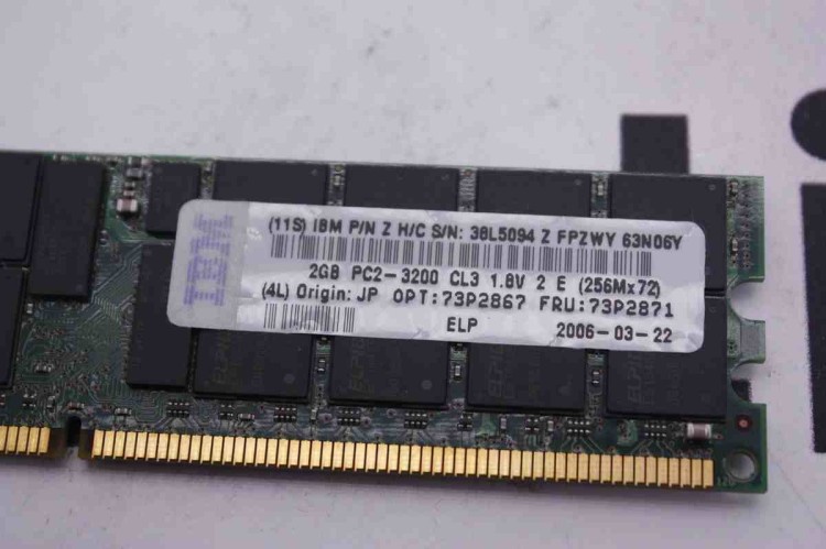 CLEAN PULLS 38L5094 IBM 2GB PC3200 DOUBLE RANKS CLEAN PULLS 38L5094 IBM 2GB PC3200 DOUBLE RANKS