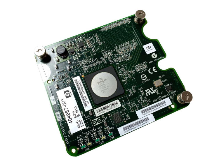 HP EMULEX LPe1105 FC DUAL CHANNEL 4GB PCI-E-MEZZANINE 405921-001