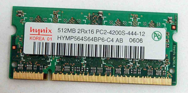 512MB PC2-4200S 512MB PC2-4200S