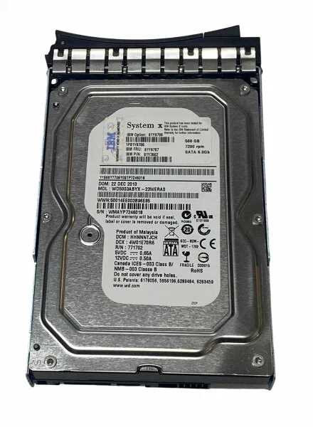 Жесткий диск Lenovo 1x500Gb 7.2K (0A89473)