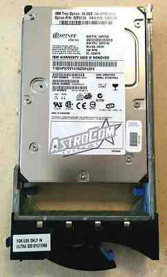 IBM 36.4GB 15K ULTRA U320 HOT-SWAP HDD W/TRAY IBM 36.4GB 15K ULTRA U320 HOT-SWAP HDD W/TRAY