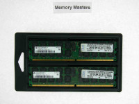 CLEAN PULLS IBM 73P2867 4GB (2 X 2GB) PC3200 DOUBLE RANKS