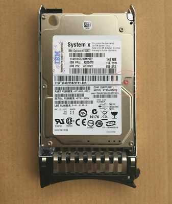 IBM 146GB 15K SAS 2.5" 6GBPS SLIM HS HARD DRIVE NEW BULK 42D0677