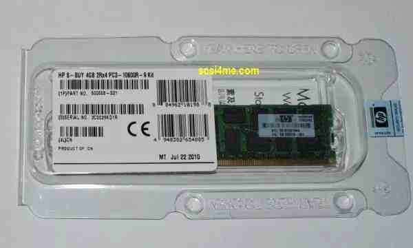 F/S RETAIL 500658-S21 4GB (1x4GB) 2Rx4 PC3-10600R-9 DDR3 MODULE F/S RETAIL 500658-S21 4GB (1x4GB) 2Rx4 PC3-10600R-9 DDR3 MODULE