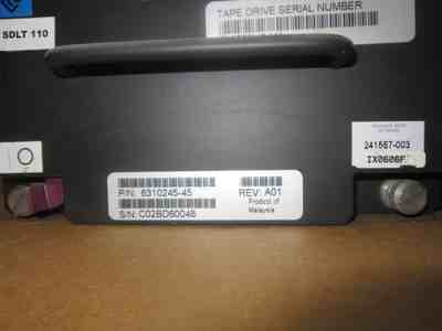 Compaq 110/220GB Hot Swap SDLT LVD for ESL9000 Compaq 110/220GB Hot Swap SDLT LVD for ESL9000