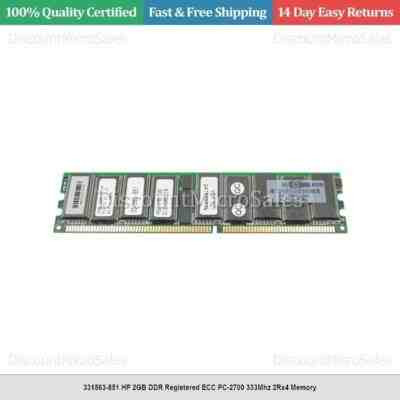 CLEAN PULLS 331563-851 HP 2GB (1X2GB) PC2700 DDR2 MEMORY MODULE