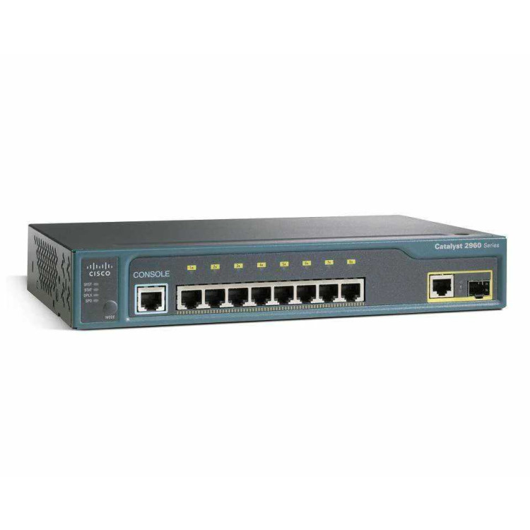 Cisco Catalyst 2960 8 10/100 + 1 T/SFP LAN Base Image