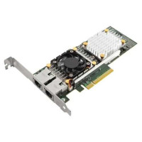 Адаптер Dell 57810 DP Broadcom 10Gb BT Converged Network Adapter, Low Profile (540-11152)