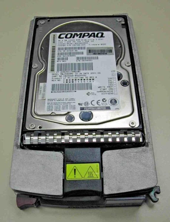 CLEAN TESTED BD07264546 HP 72.8GB 10K Ultra3 Universal HDD 80 Pins W/ Tray CLEAN TESTED BD07264546 HP 72.8GB 10K Ultra3 Universal HDD 80 Pins W/ Tray