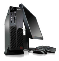 ThinkCentre A58 SFF Intel Core 2 Duo E7500-2.9GHz 2GB 320GB DVD-Rec DVI-D Connection Gbit Windows 7 Pro