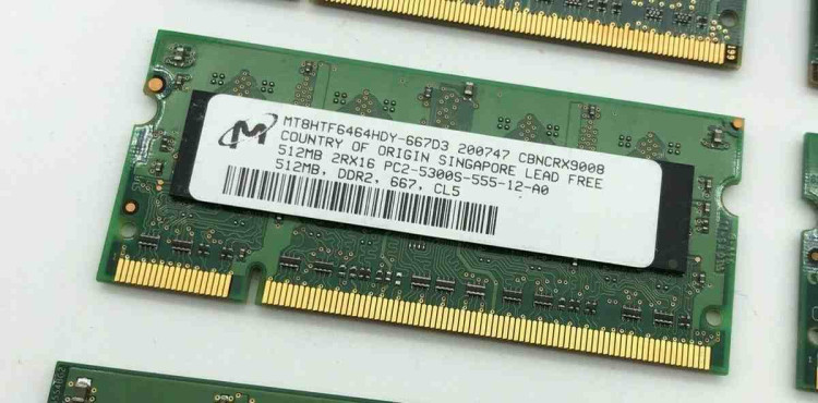 SPS-MEM DIMM 512MB PC2-5300 ECC