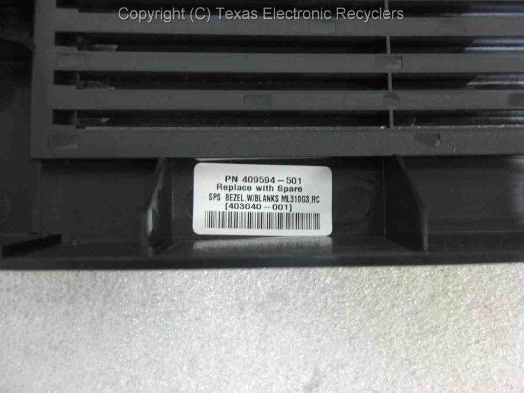 SPS-BEZEL,W/BLANKS,ML310G3 SPS-BEZEL,W/BLANKS,ML310G3
