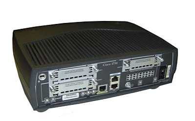 CISCO 1750 10/100 MODULAR ROUTER W/4 VOICE CHANNELS, IOS IP/VOICE + SW