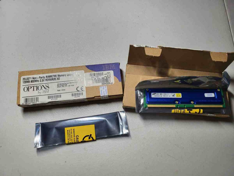 IBM 128mb 800mhz. RDRAM