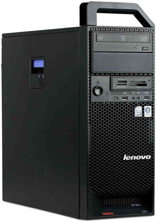 ThinkStation S20 Intel Quad Core W3550-3.0GHz 3x2GB 2x250GB R1 SATA DVD-Rec 768MB nVidia FX-1800 Quadro FireW Vista Bus 64