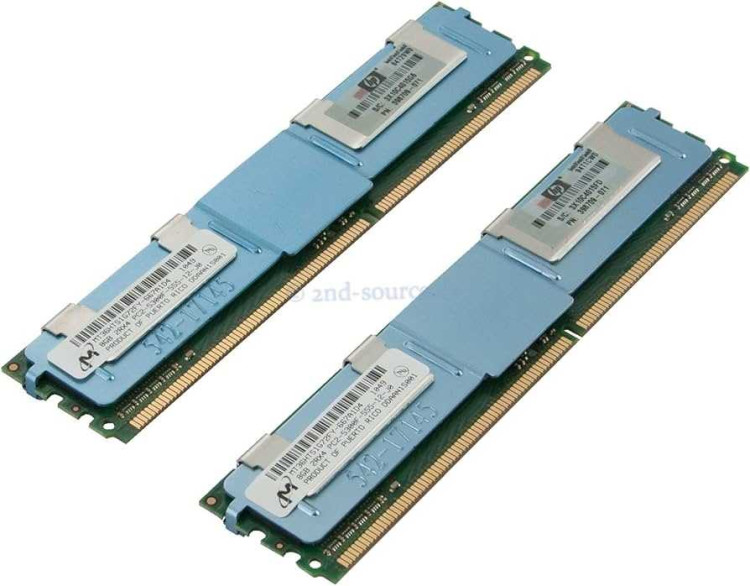 IBM 16GB ( 2 X 8GB) PC2-5300 CL5 ECC DDR2 667MHZ 240 PIN  40V6128