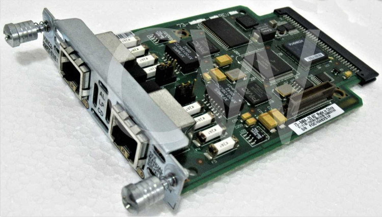 Cisco 2-port RJ-48 multiflex voice WAN trunk