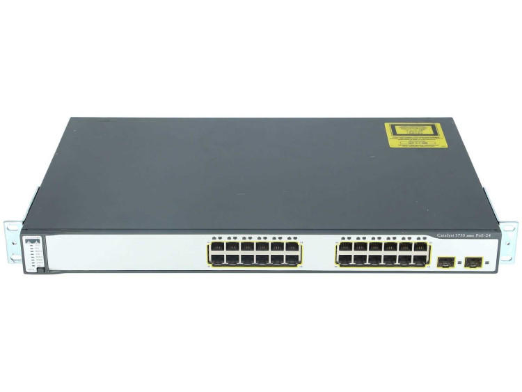 Catalyst 3750 24 10/100 PoE + 2 SFP + IPS Image