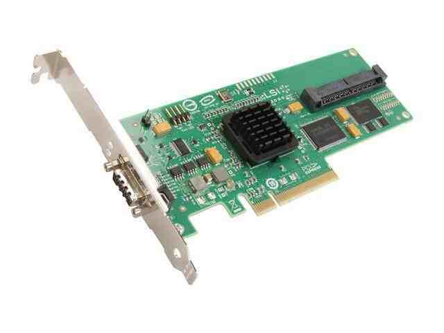 LSI SAS/SATA 3442E HBA, PCIe, SFF8470 port LSI SAS/SATA 3442E HBA, PCIe, SFF8470 port
