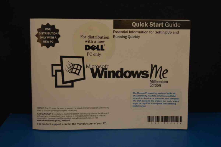 WINDOWS ME, QUICK START GUIDE WINDOWS ME, QUICK START GUIDE