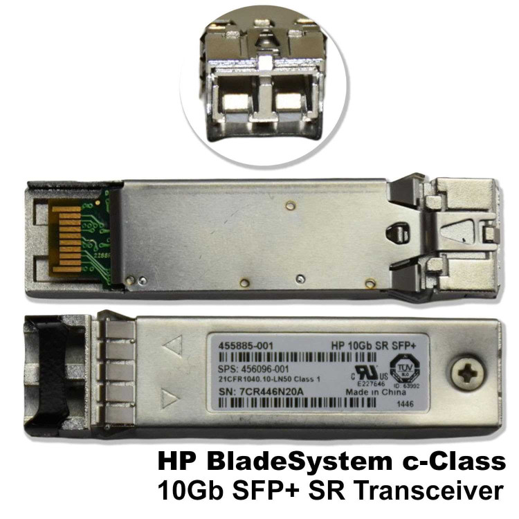 HP BLADESYSTEM C-CLASS 10GB SHORT RANGE SFF-GBIC 456096-001 HP BLADESYSTEM C-CLASS 10GB SHORT RANGE SFF-GBIC 456096-001