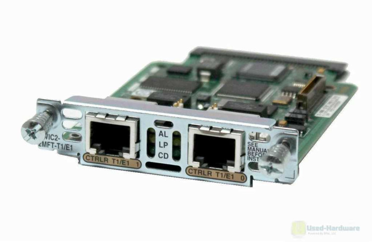 2-Port 2nd Gen Multiflex Trunk Voice/WAN Int. Card - T1/E1