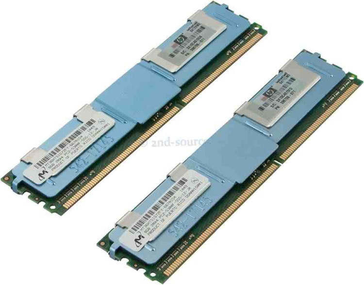 HP Compaq 16GB Fully Buffered DIMM PC2-5300 2x8GB DDR2 Memory Kit