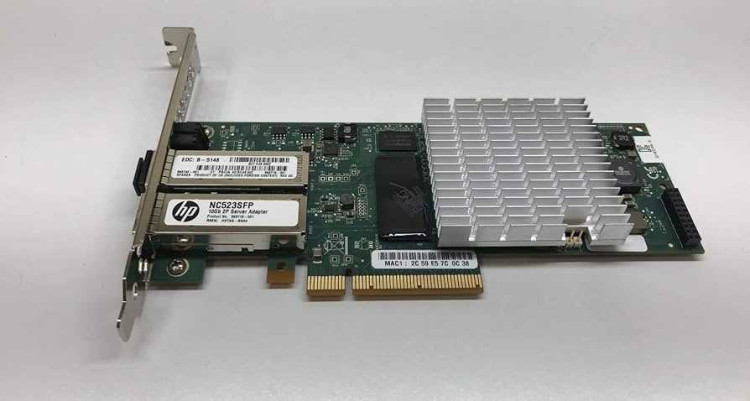 HP NC523SFP 10GB DUAL PORT SERVER ADAPTER CARD 593742-001