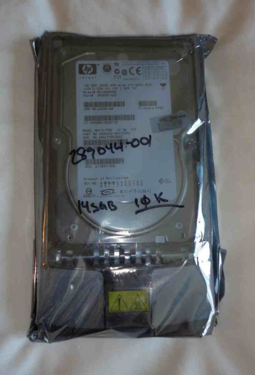 CLEAN TESTED 365695-002 HP 146.8GB 10K Ultra320 Universal HDD 80 Pins W/ Tray