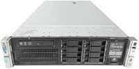 Сервер HP ProLiant DL380p Intel Xeon 2x E5-2690v2 3GHz 25Mb 32Gb DDR3 0 DVD-RW Platunum 2x750W Gen8 2U (709943-421)
