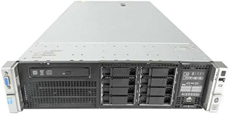 Сервер HP ProLiant DL380p Intel Xeon 2x E5-2690v2 3GHz 25Mb 32Gb DDR3 0 DVD-RW Platunum 2x750W Gen8 2U (709943-421)