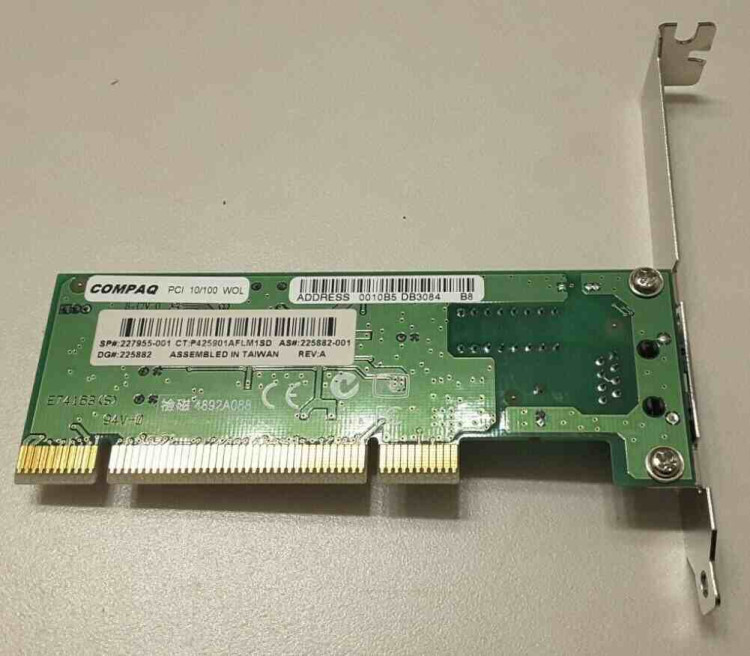 10/100 Ehernet Card WOL PCI Full Height
