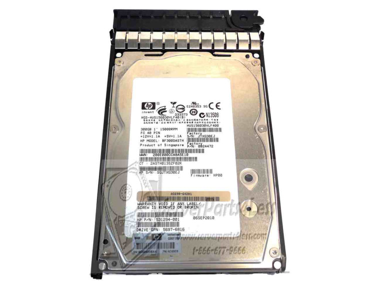 HP EVA M6412A 300GB 15K FC Dri