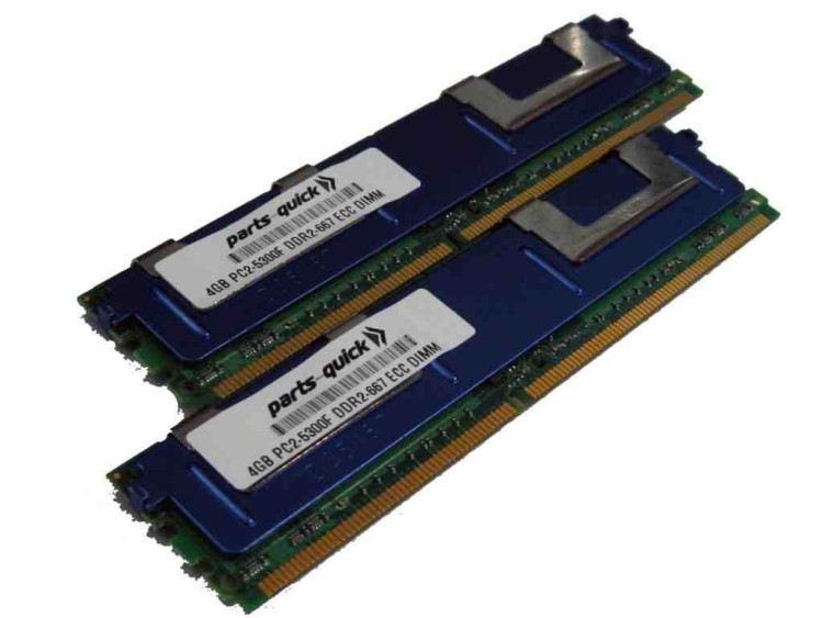 397415-S21 HP 8GB (2X4GB) PC5300F DDR2 MEMMOR KIT