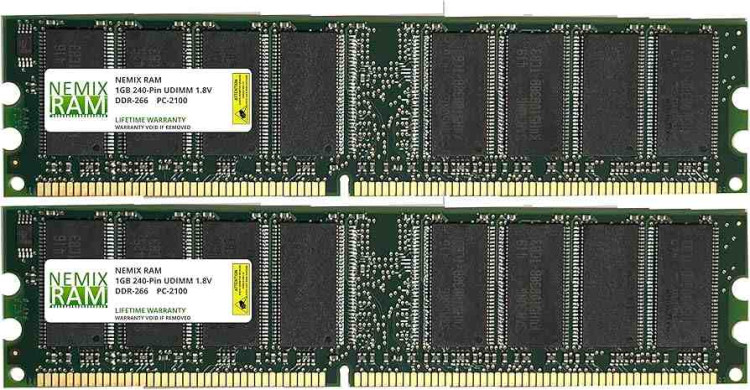 HP 2GB PC2100 266MHZ DDR ECC SDRAM