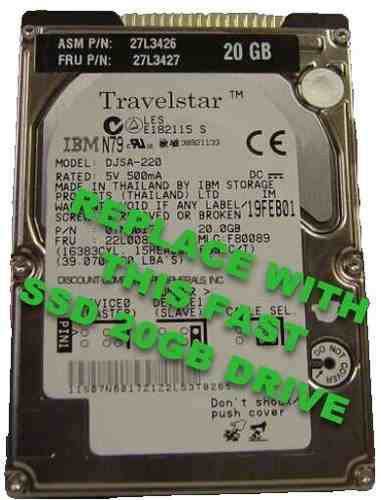60-GB 2.5" Small Form Factor ATA HDD,