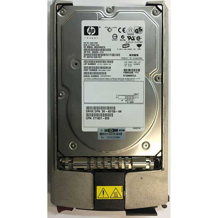 HP 300GB ULTRA320 10K HARD DRIVE BULK 9X1006-153