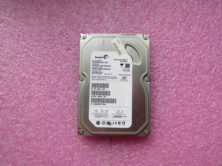SPS-DRV HD 80GB SATA-3GB,SCRTY