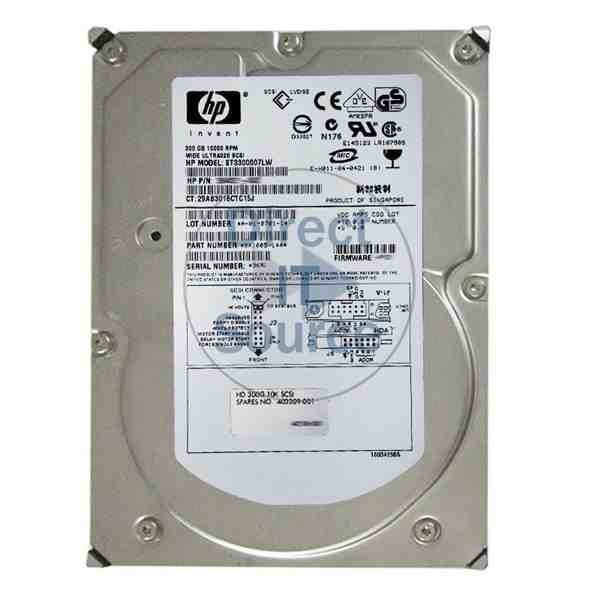 403209-001 HP 300GB 10K ULTRA 320 68 PIN Universal NON Hot Swap Hard Drive 403209-001 HP 300GB 10K ULTRA 320 68 PIN Universal NON Hot Swap Hard Drive
